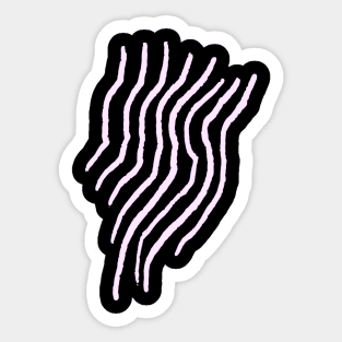 Structure - Abstract Art Sticker